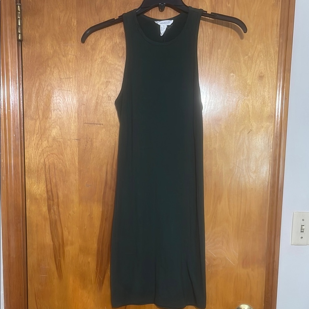 Forever 21 Green Halter Midi Dress